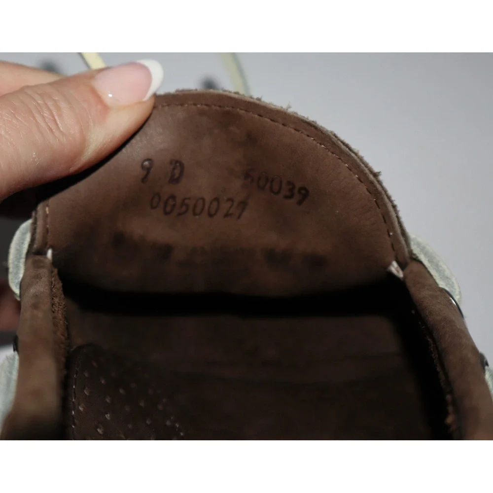Allen Edmonds Ely Mens Brown Boat Shoes Extra Light Sole Loafers Size 9 D